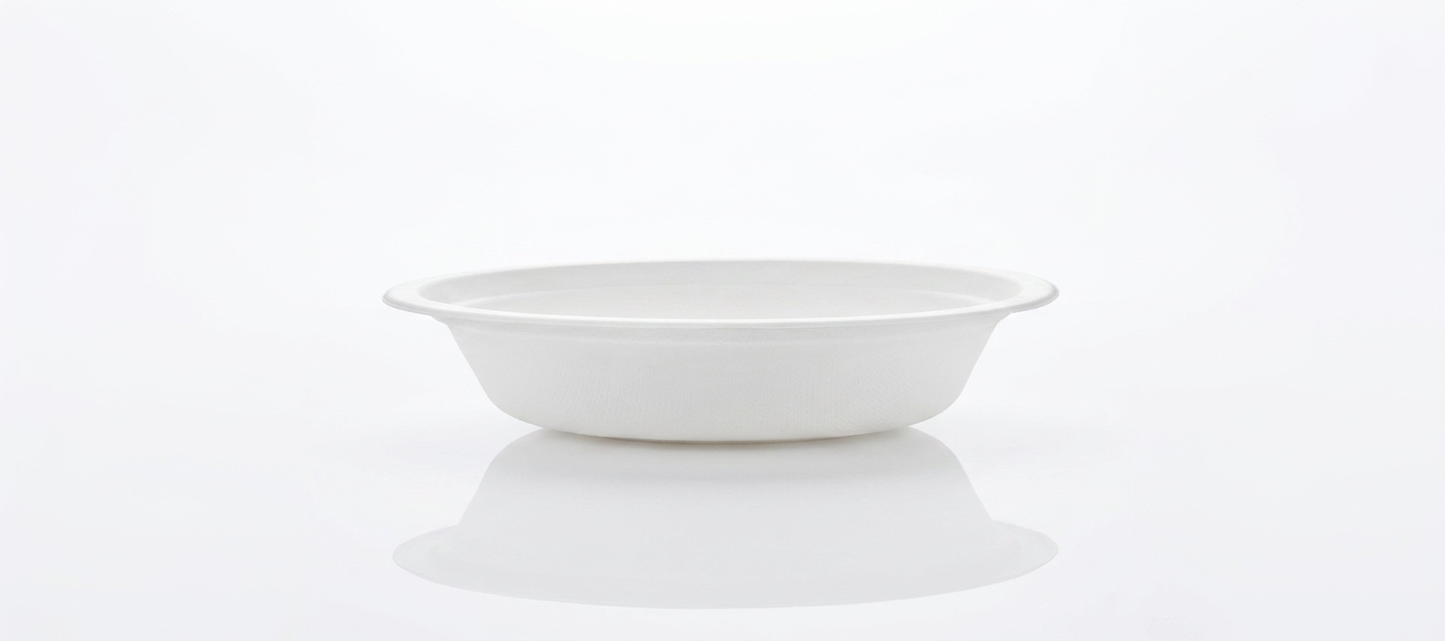 Eco-Friendly 12oz Compostable Bagasse Soup Bowls