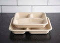 Bagasse 3CP Meal tray