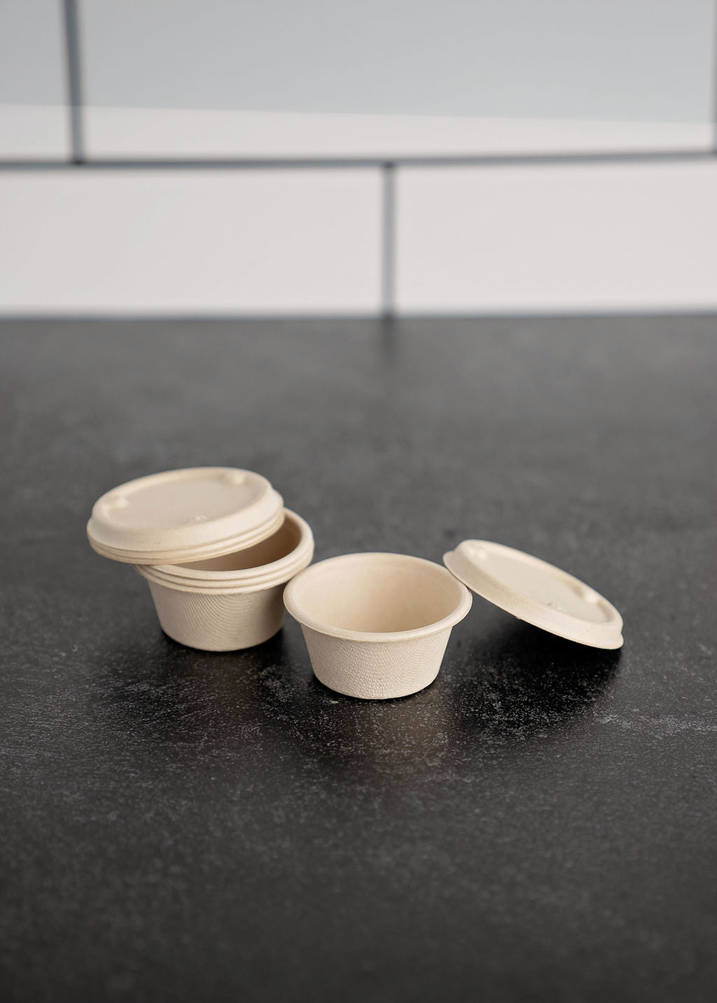 Bagasse Eco Friendly 2oz Dip Cups