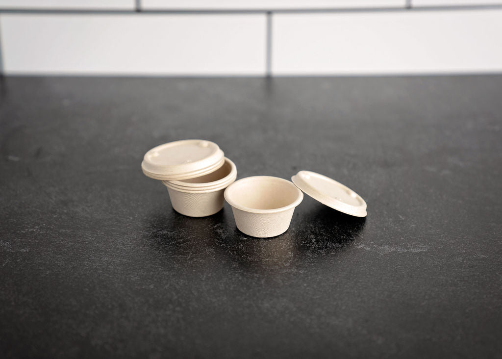 Bagasse Eco Friendly Dip Cups 2 Ounce