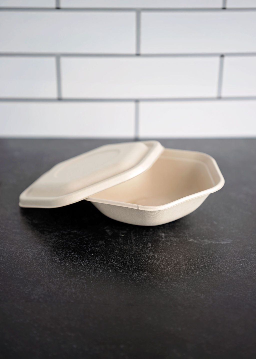 Bagasse Hexagonal Salad Bowl