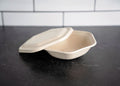 Hexagonal Bagasse Salad or Rice Bowl Biodegradable and Eco Friendly 